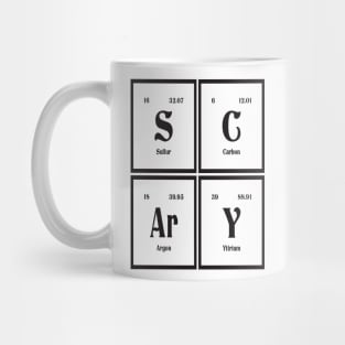 Scary | Periodic Table of Elements Mug